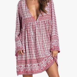 💋 Mini Boho Cover Up Dress (Tunic or Dress)